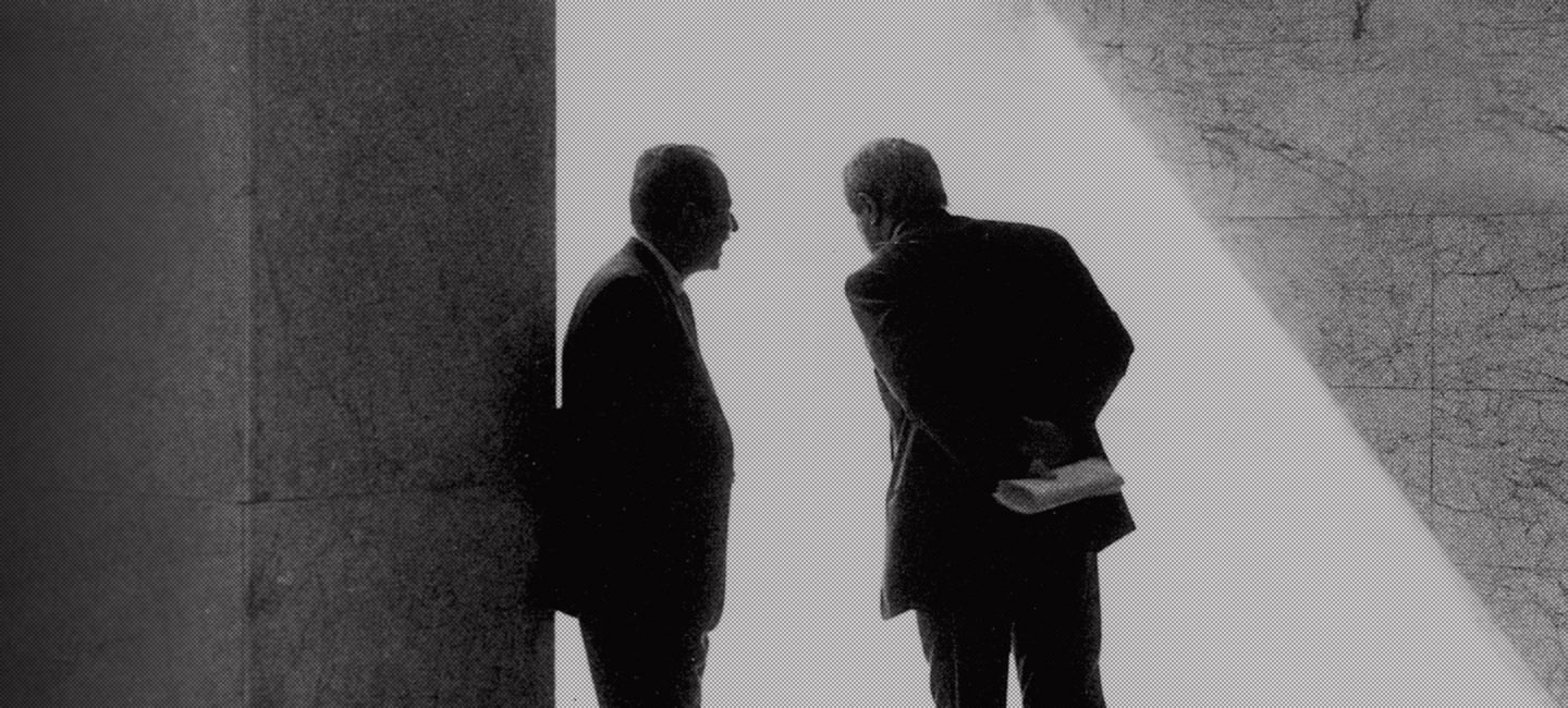 Giovanni Falcone e Paolo Borsellino ritratti insieme